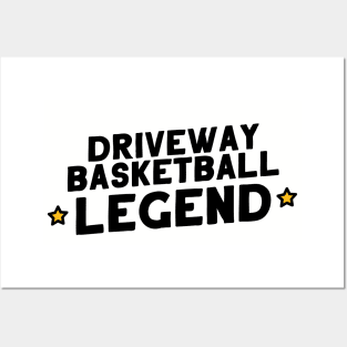 Driveway Basketball Legend Posters and Art